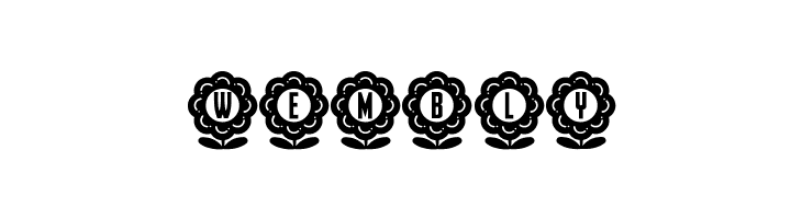 Flower Capitals 2 Regular  Free Fonts Download