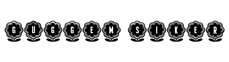 Flower Capitals 1 Regular  Free Fonts Download