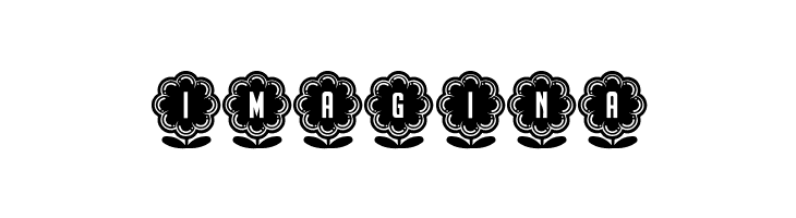 Flower Capitals 1 Regular  Free Fonts Download