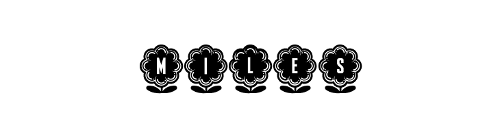 Flower Capitals 1 Regular  Free Fonts Download