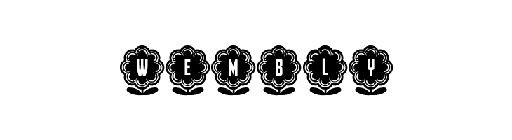 Flower Capitals 1 Regular  Free Fonts Download