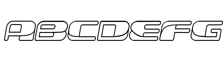 Forehead Fantasy Outline Slant  Free Fonts Download