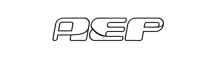 Forehead Fantasy Outline Slant  Free Fonts Download