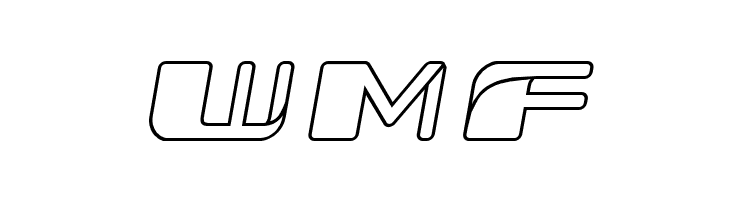 Forehead Fantasy Outline Slant  Free Fonts Download