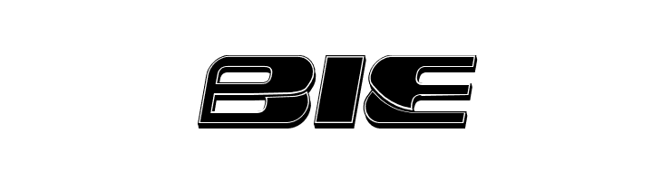 Forehead 3D Filled Slant  Free Fonts Download