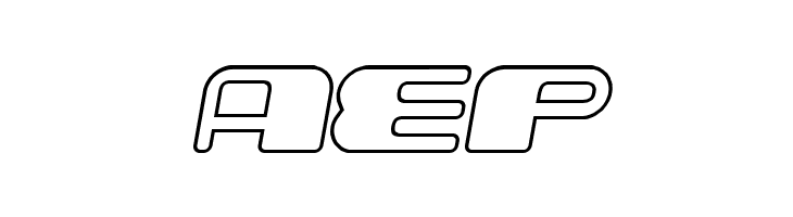 Forehead Outline Slant  Free Fonts Download