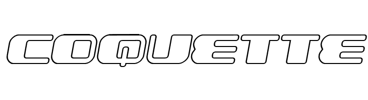 Forehead Outline Slant  Free Fonts Download