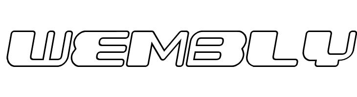 Forehead Outline Slant  Free Fonts Download