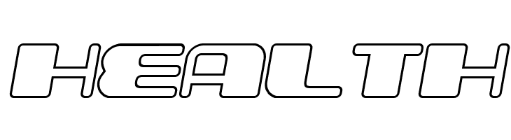 Forehead Outline Slant  Free Fonts Download