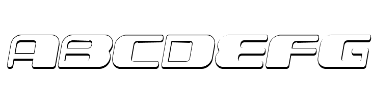 Forehead Round 3D Italic  Free Fonts Download