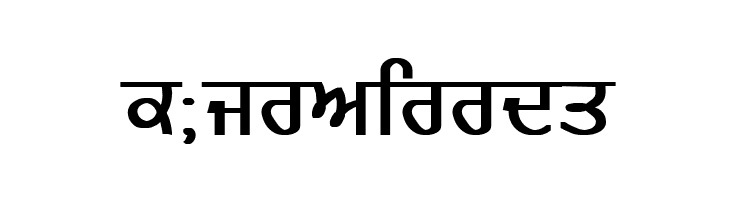 GurmukhiLys 020 Bold  Free Fonts Download