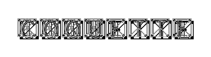 Wired Capitals Regular  Free Fonts Download