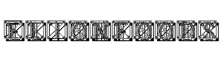 Wired Capitals Regular  Free Fonts Download