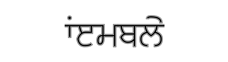 Bulara Thin Border  Free Fonts Download