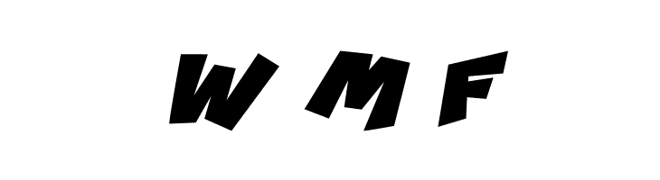 Psycho RObots Italic  Free Fonts Download