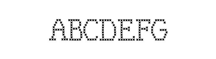 Kingthings Xstitch  Free Fonts Download