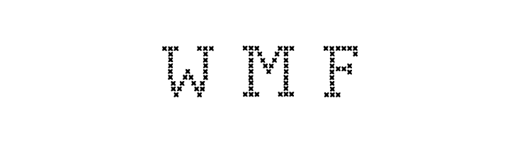Kingthings Xstitch  Free Fonts Download