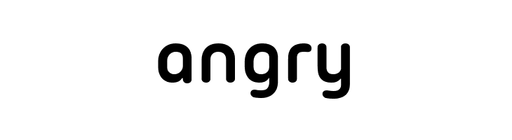 angry UbuntuTitling-Bold Font