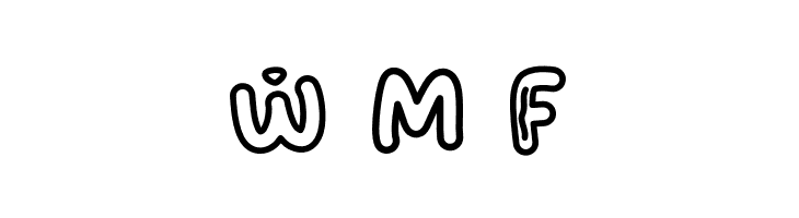 Katto - Personal Use Outline  Free Fonts Download