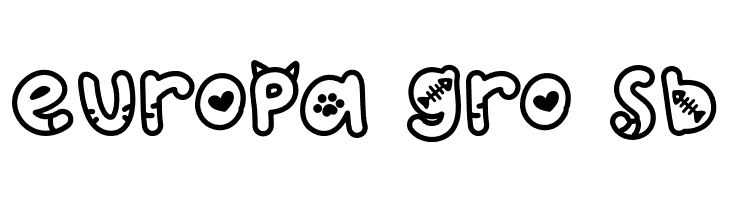 Katto - Personal Use Outline  Free Fonts Download