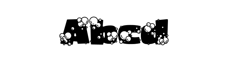 Soapy Bubbles Free  Free Fonts Download