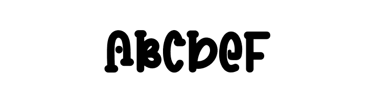 ABCDE  Free Fonts Download