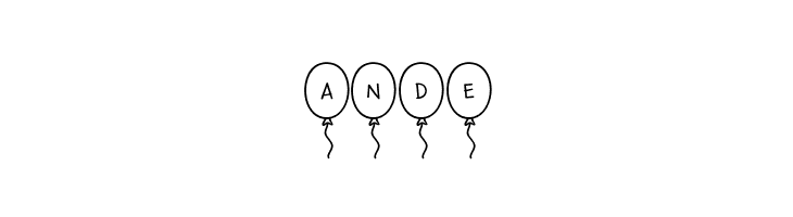 Festive*Balloons Regular  Free Fonts Download