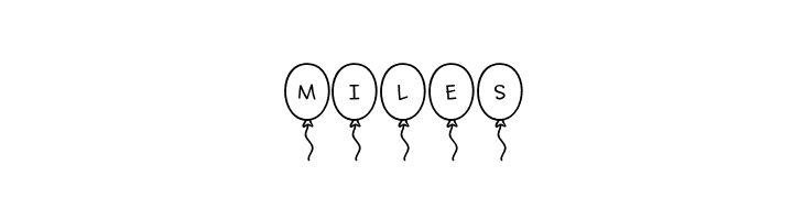 Festive*Balloons Regular  Free Fonts Download