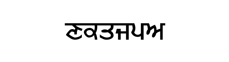 GurmukhiLys 010 Wide  Free Fonts Download