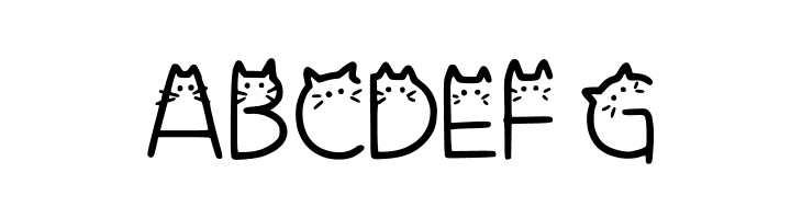 Cat  Free Fonts Download