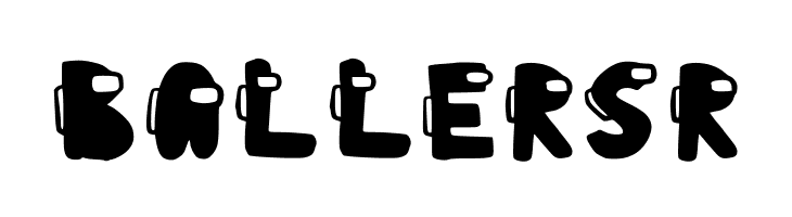 Among Us Filled  Free Fonts Download