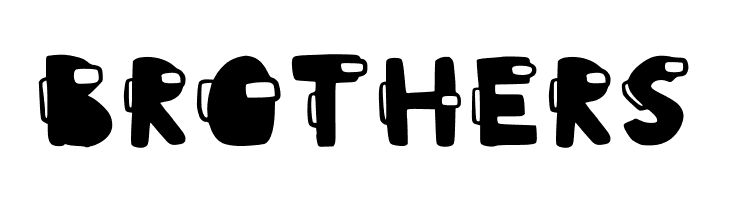 Among Us Filled  Free Fonts Download