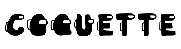 Among Us Filled  Free Fonts Download