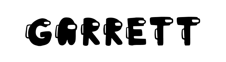 Among Us Filled  Free Fonts Download