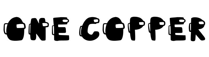 Among Us Filled  Free Fonts Download