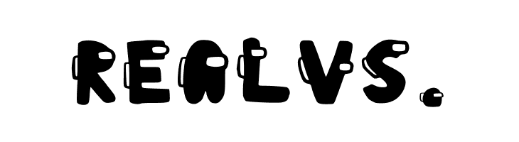 Among Us Filled  Free Fonts Download