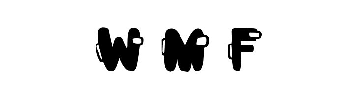 Among Us Filled  Free Fonts Download