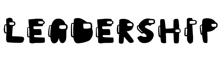 Among Us Filled  Free Fonts Download