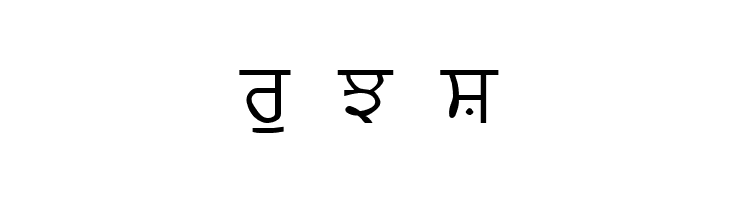 GurmukhiLys 020  Free Fonts Download