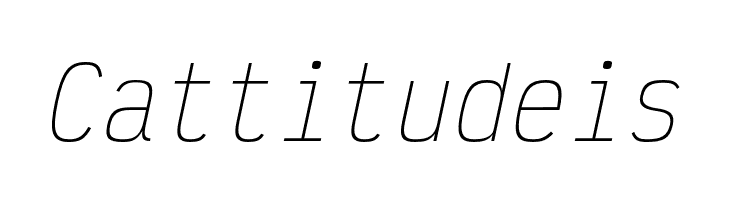 Victor Mono Thin Oblique  Free Fonts Download