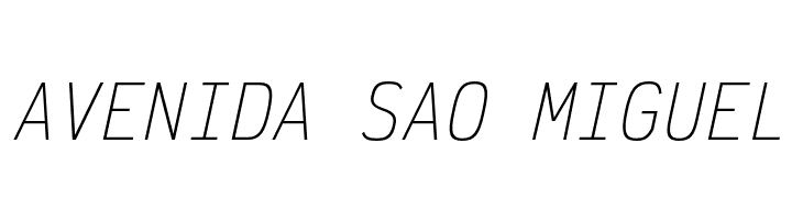 Victor Mono ExtraLight Italic  Free Fonts Download