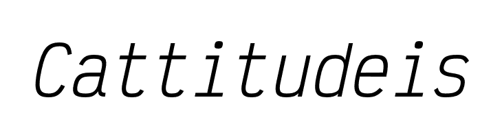 Victor Mono Oblique  Free Fonts Download