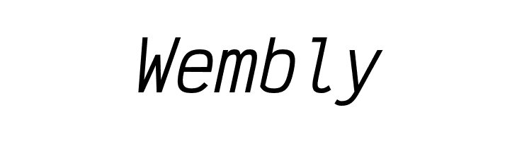 Victor Mono Medium Oblique  Free Fonts Download