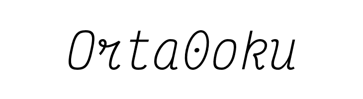 Victor Mono Light Italic  Free Fonts Download