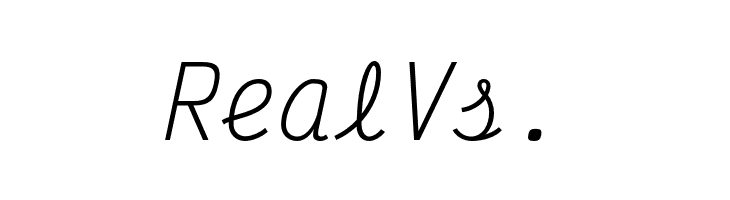 Victor Mono Light Italic  Free Fonts Download