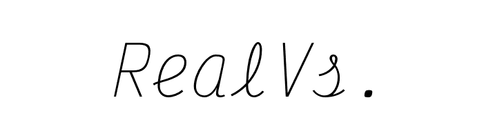 Victor Mono Thin Italic  Free Fonts Download