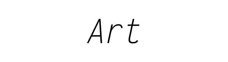 Victor Mono Light Oblique  Free Fonts Download