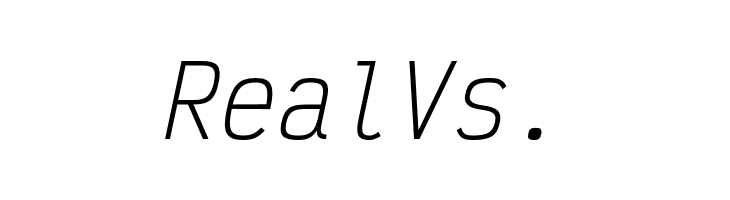 Victor Mono Light Oblique  Free Fonts Download