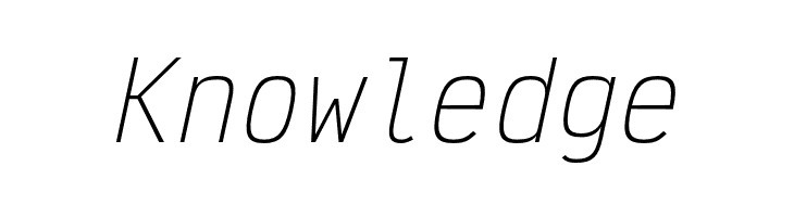 Victor Mono ExtraLight Oblique  Free Fonts Download