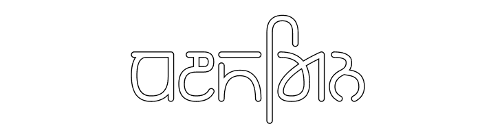 Rupe Outline Demi Bold  Free Fonts Download